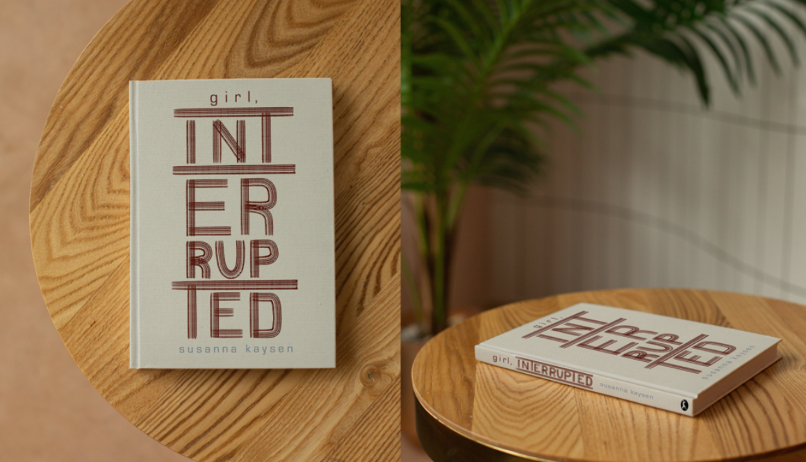 Girl, Interrupted book cover on a table