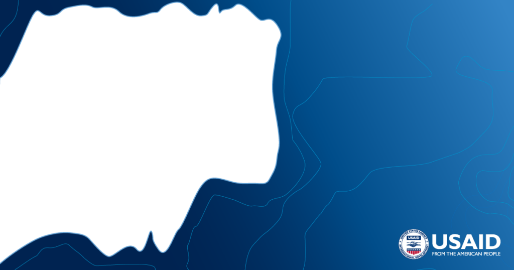 Topography map with a transparent cutout to insert a photo.