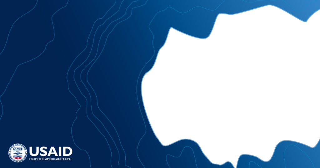 Topography map with a transparent cutout to insert a photo.