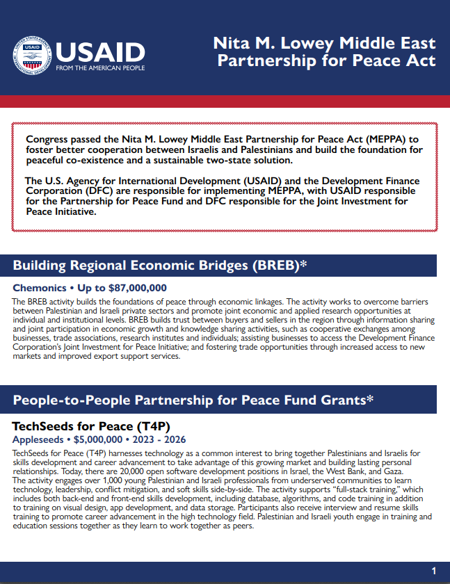 First page of MEPPA fact sheet